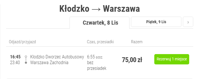Flixbus Kłodzko