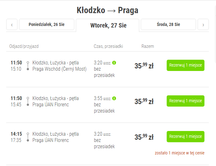 FlixBus-Klodzko-Praga