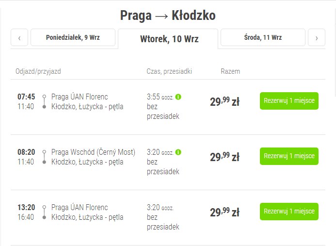 FlixBus-Praga-Klodzko
